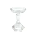 Round Crystal Candle Holder