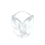 Three Tulip Leaves Clear Glass Souvenir