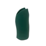 Forest Green Leaf Design Tall Ceramic Vase