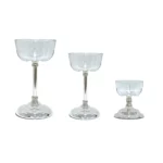 Bowl Glass Metal Rod Candle Holder - Image 3