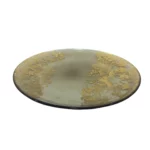 Gold Foil Patched Grey Plate