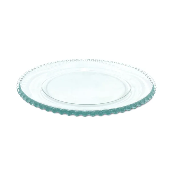 Round Rim Clear Plate