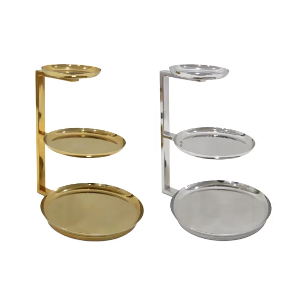 Stainless Steel Three Tier Cake Stand