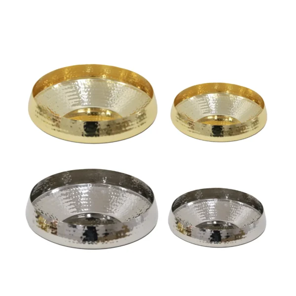 Plated Hammered Stadium Bowl