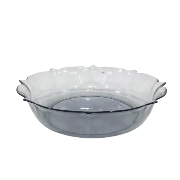 Transparent Grey Elegant Bowl - Modern Home Accent