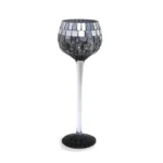 Long Mosaic Glass Cup