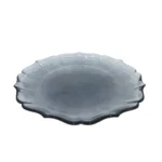 Transparent Grey Charlotte Plate