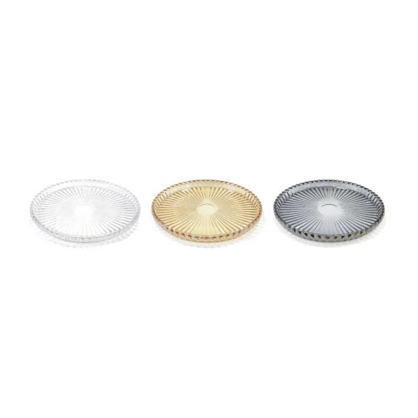 Decorative Round Glass Plate