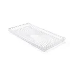 Clear Rectangular Glass Tray - Image 2