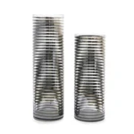 Horizontal Striped Cylinder Glass - Image 2