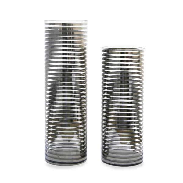 Horizontal Striped Cylinder Glass - Image 2