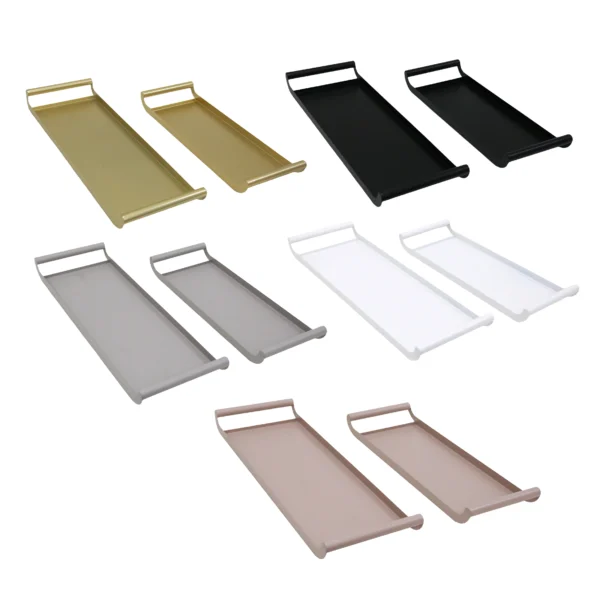 Rectangular Metal Tray With Handle