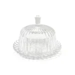 Clear Glass Butter Dish