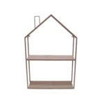 Two Tier House Shape Metal Shelf - Image 3