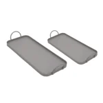 Rectangular Metal Tray With Handle - Image 4