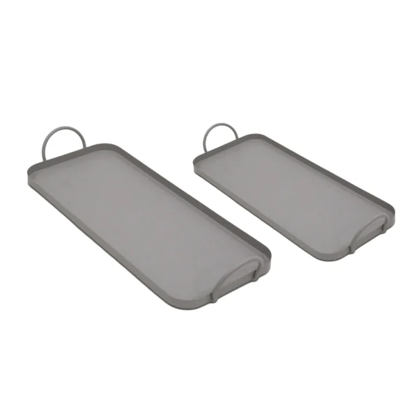Rectangular Metal Tray With Handle - Image 4