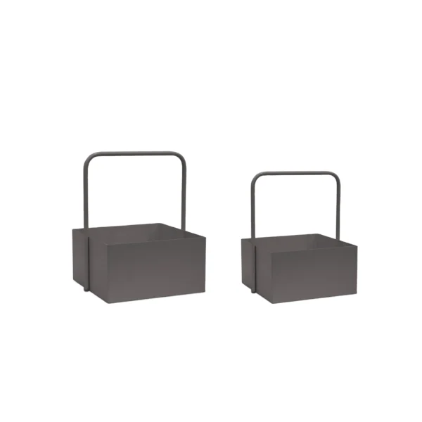 Square Metal Box With Handle - Image 4