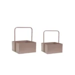 Square Metal Box With Handle - Image 5