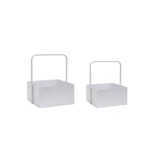Square Metal Box With Handle - Image 6
