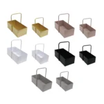 Rectangular Metal Box With Handle