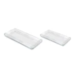 Framed Rectangular Mirror Base Catering Tray