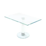 Rectangular Glass Footed Tray - Image 2