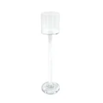 Glass Cup Footed Candle Holder - Image 2