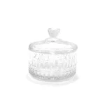 Clear Glass Candy Pot