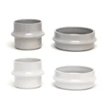 Glossy Cylinder Ceramic Pot - Image 2