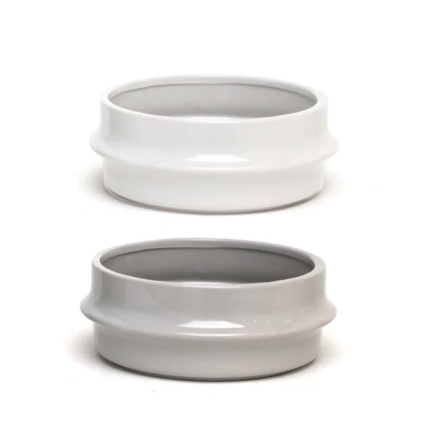 Round Glossy Ceramic Pot