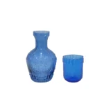 Vintage Glass Vase With Cover Cup - Image 3
