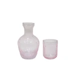 Vintage Glass Vase With Cover Cup - Image 4