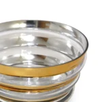Striped Glass Bowl - Image 3