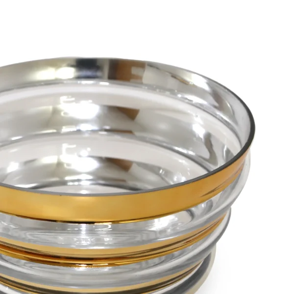 Striped Glass Bowl - Image 3