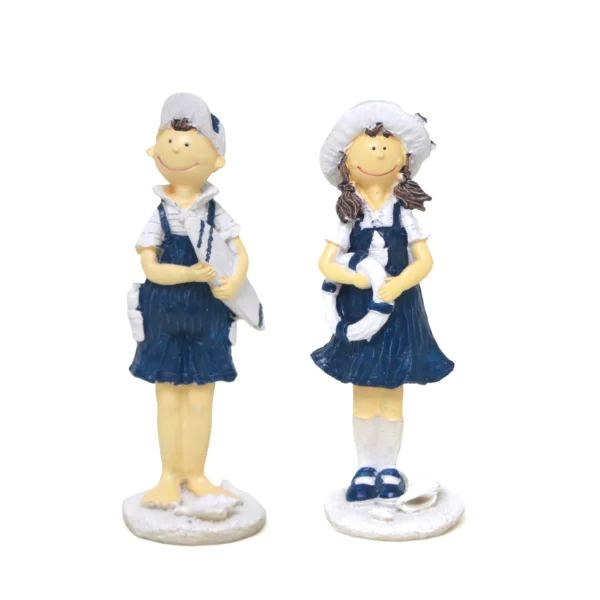 Standing Sailors Holding Surfboard and shell