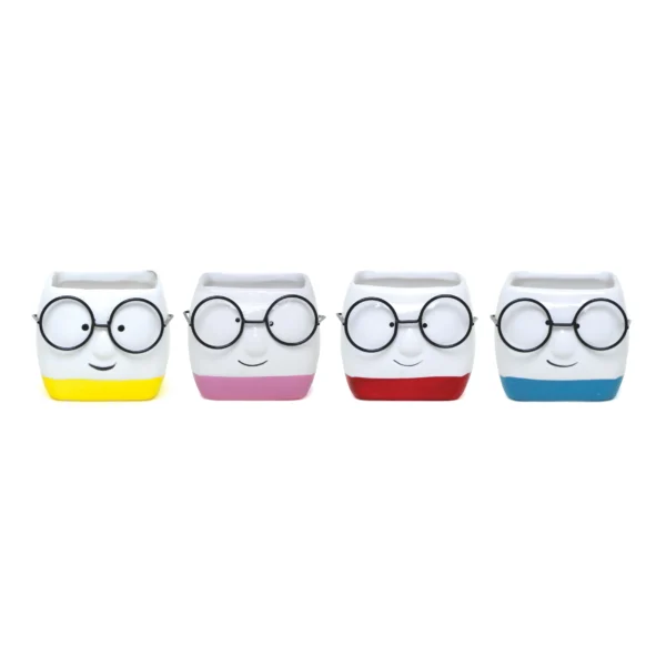 Square Sunglasses Face Pot