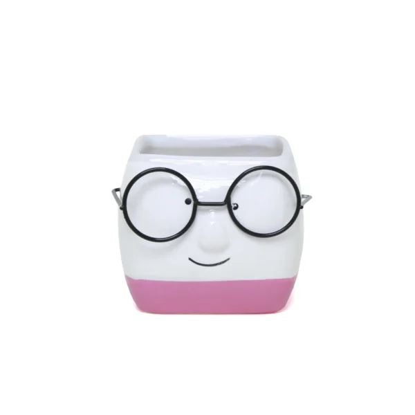 Square Sunglasses Face Pot - Image 3