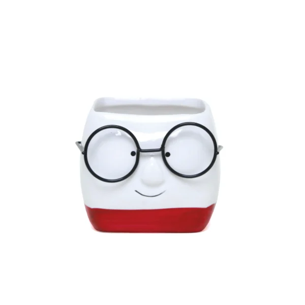 Square Sunglasses Face Pot - Image 4