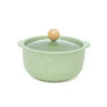 Ceramic Pot With Clear Lid - Image 3