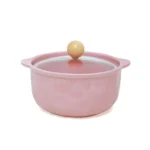 Ceramic Pot With Clear Lid - Image 4