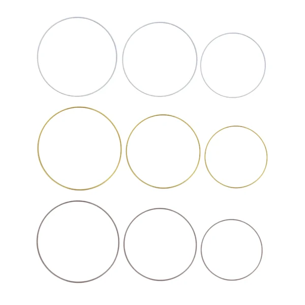 Circle Metal Frame Decorative