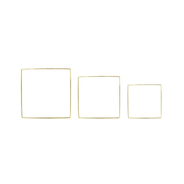 Square Metal Frame Decorative - Image 2
