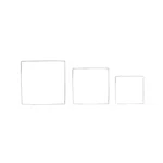 Square Metal Frame Decorative - Image 4