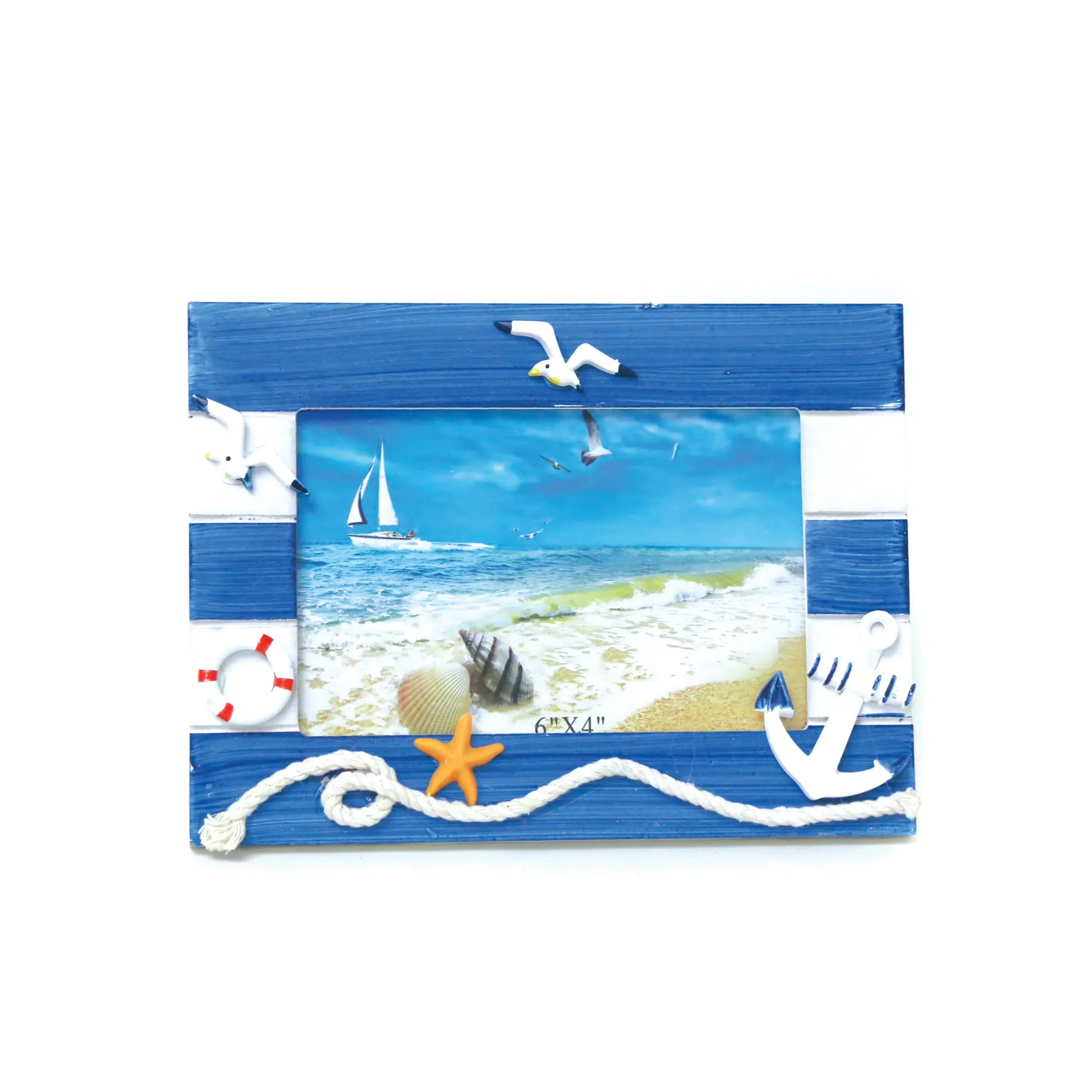 30330-6 Wooden Sailing Photo Frame - Image 2