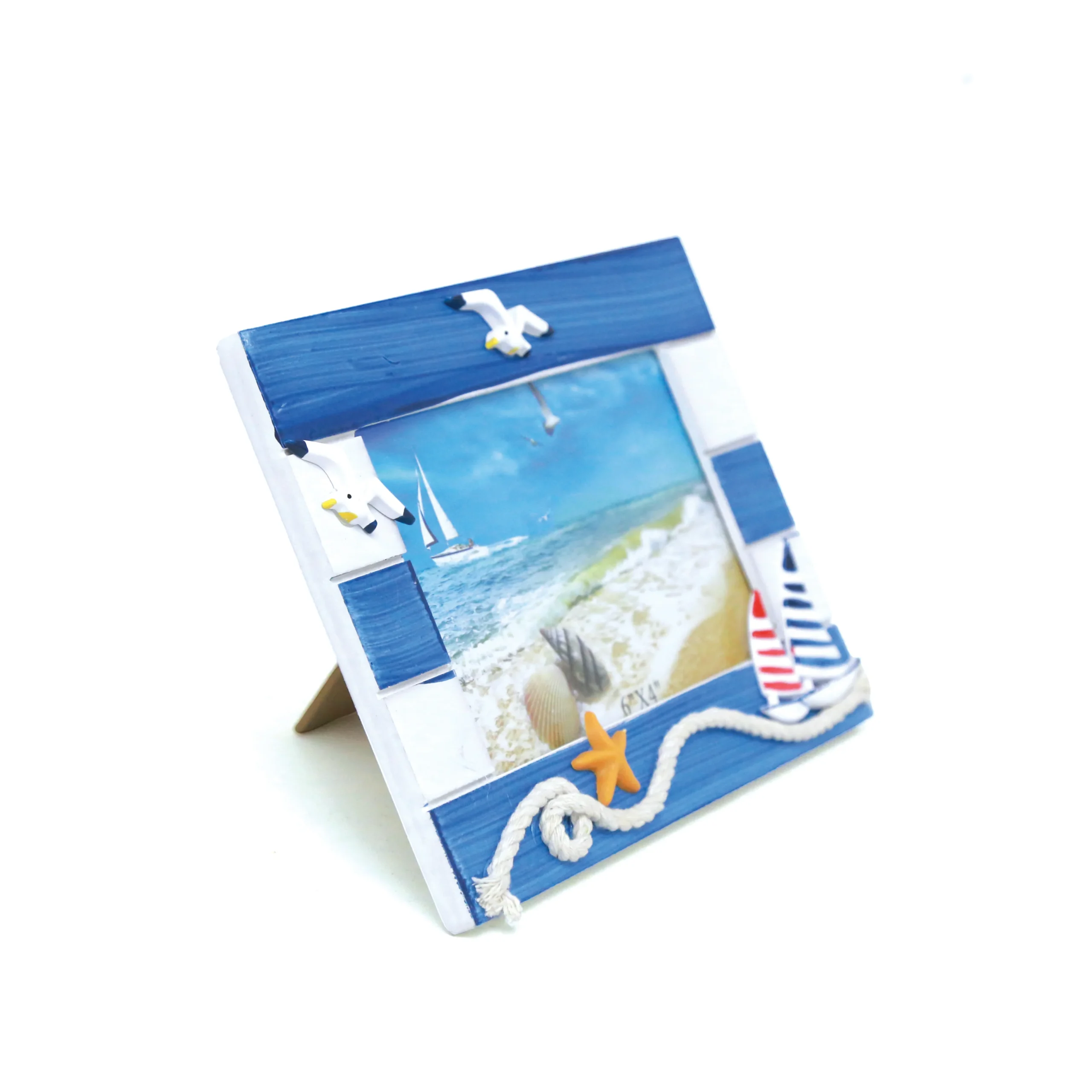 30330-7 Side Wooden Sailing Photo Frame - Image 3
