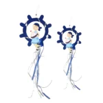 Sailing Girl Wreath – Nautical Door Décor