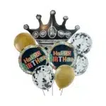 Crown Happy Birthday Balloon Set - Image 4