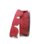 Scallop Embroidered Organza Ribbon - Image 5
