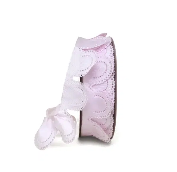 Scallop Embroidered Organza Ribbon - Image 8