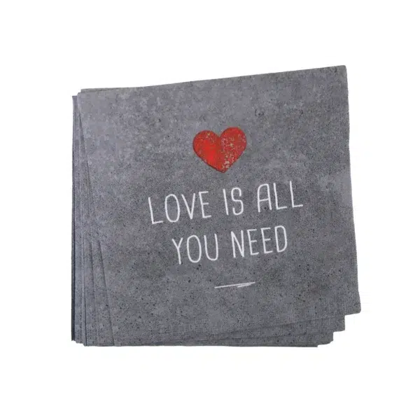Love Message Napkin